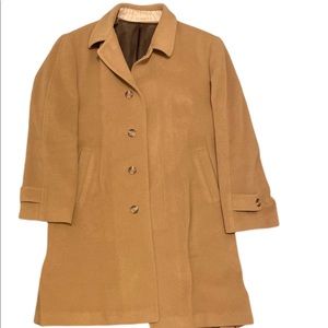 Vintage Cashmere/Wool blend Camel Overcoat